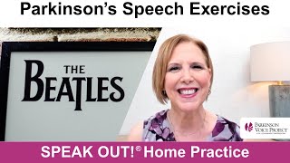 Parkinson’s Speech Exercises: THE BEATLES