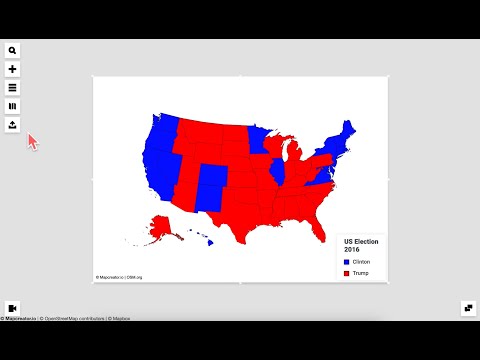 Mapcreator US election - How to create an election results map