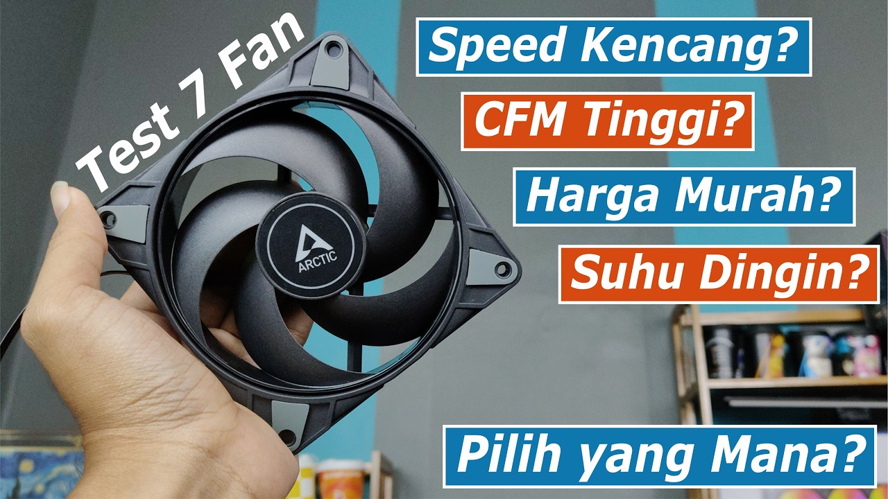 Test CFM untuk Fan CPU Cooler Mana yang Lebih Dingin & Recommend