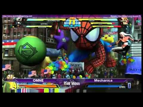 Tourneyplay March MvC3 Singles - OMNE (TAS/WOL/SEN) vs Mechanica (AMA/SPE/STO_TRI/TRO/DRD)