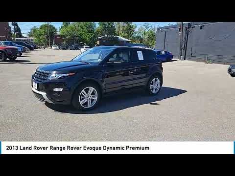 2013 Land Rover Range Rover Evoque Lakewood Co G4088