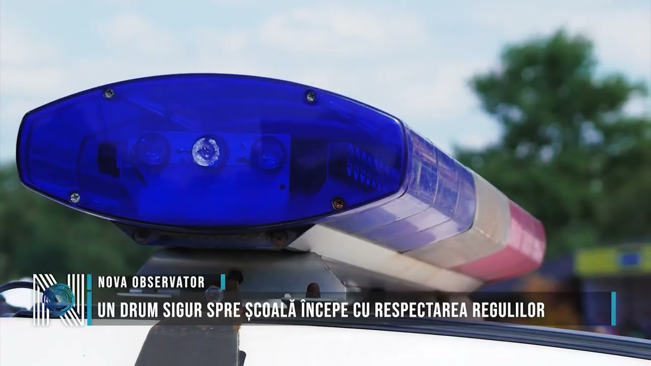 Un drum sigur spre școală începe cu respectarea regulilor