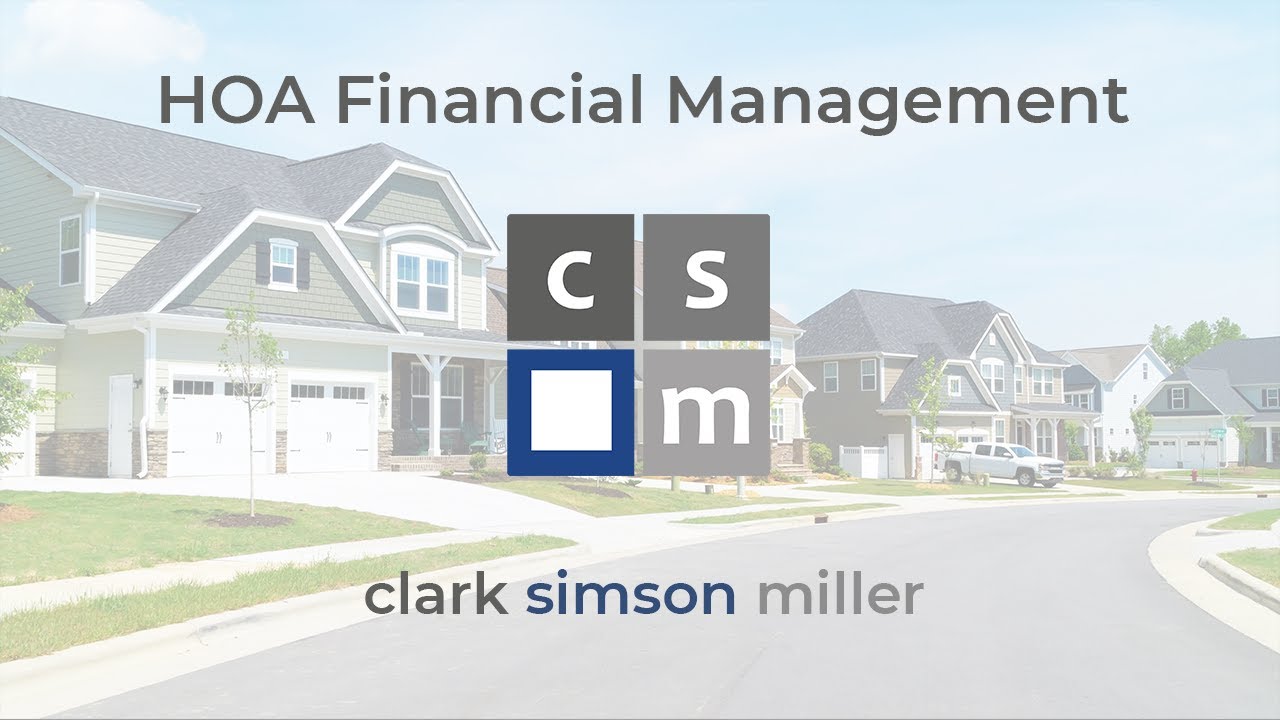 A New Style of HOA Management - Clark Simson Miller - Remote Management