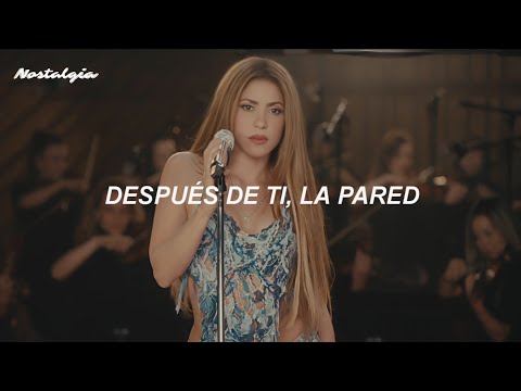 Shakira - La Pared (Letra/Lyrics)