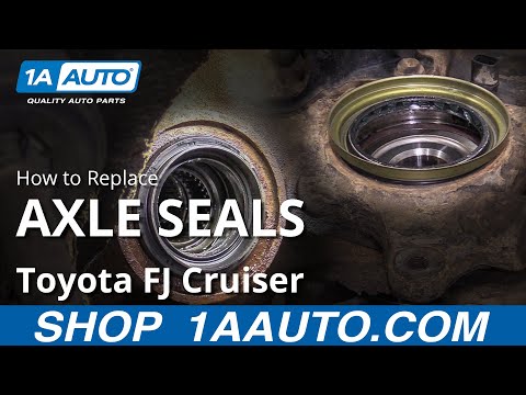 How to Replace Front CV Axle Seals 07-14 Toyota FJ Cruiser