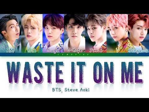 image-Which BTS members song waste it on me?