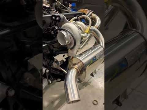Force TURBO kit on the Polaris Ranger XP1000 Trail Boss! #turbo #shorts #upgrade #speed #exhaust