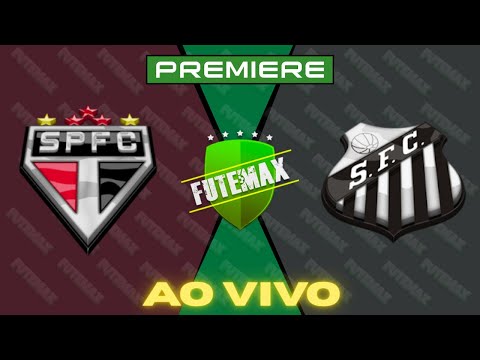 SÃO PAULO 2 X 0 SANTOS AO VIVO COM IMAGENS