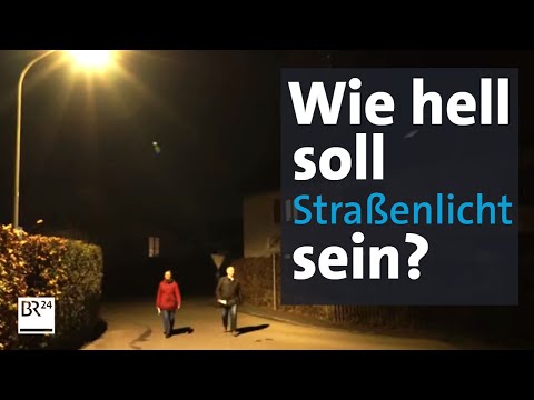 Sinnvolle Straßenbeleuchtung - sparsam, zielgerichtet, Insekten schonend | Abendschau | BR24