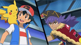 Ash vs Leon full battle in English | Pikachu vs Charizard | The Champion Leon🏆