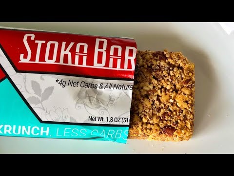REVIEW: Stoka Low Carb Granola Bars | Keto Nature's Valley Substitute | 4g net carbs