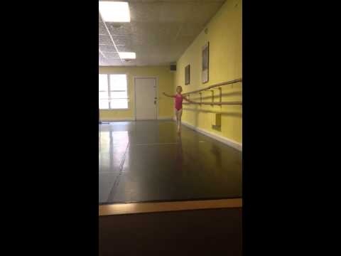 Ava at the Ballet Barre
