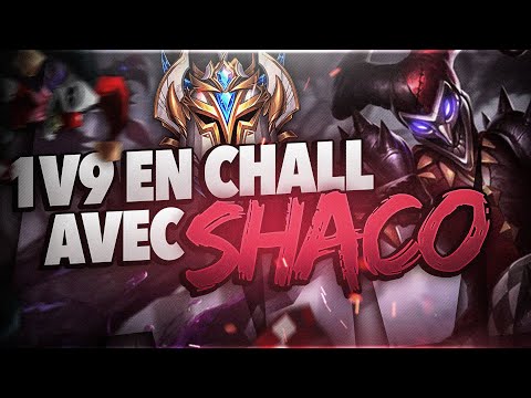 1v9 in Challenger with Shaco - Rank 1 Shaco EUW Season 9