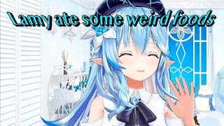 Lamy chats about eating weird stuff EN SUBS