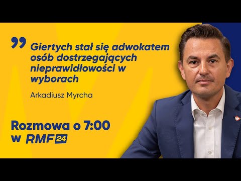 Myrcha o głośnej wypowiedzi Giertycha. "Pokazanie pewnego zjawiska"