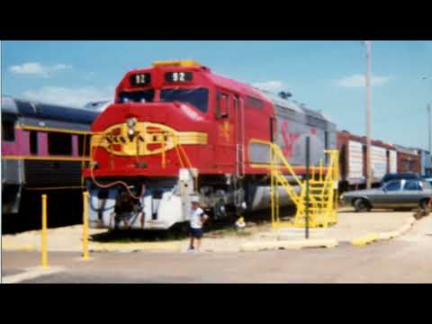 circa 1980s Illinois Railway Museum still photos taken with a 110 camera. | Vintage Train Pictures
