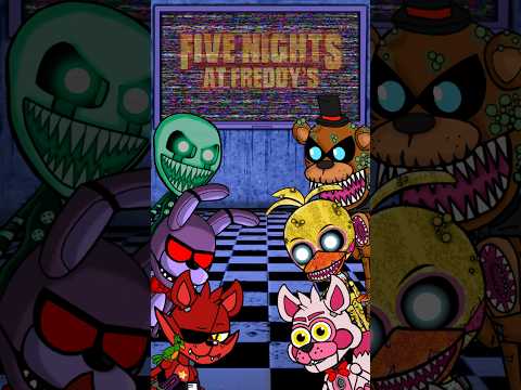 Teen Titans GO transforms into Five Nights at Freddys SETC #fnaf #teentitansgo #shorts