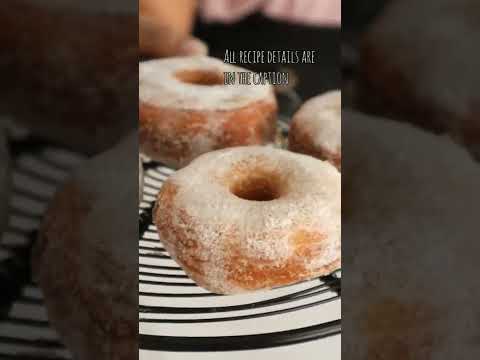 FRIED DOUGHNUTS Recipe in Description 👉 •••