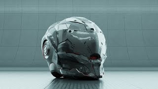 escupindo um capacete