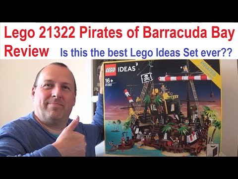 Lego 21322 Ideas - Pirates Of Barracuda Bay - Unboxing and Review.