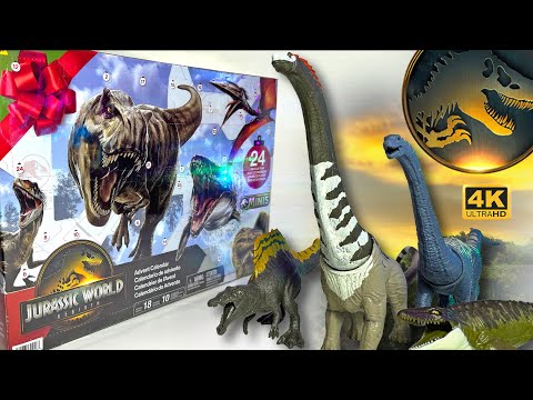 NEW 2025 Jurassic World Advent Calendar + ENTIRE Mattel Mini Dinosaurs Collection! Titanosaurus