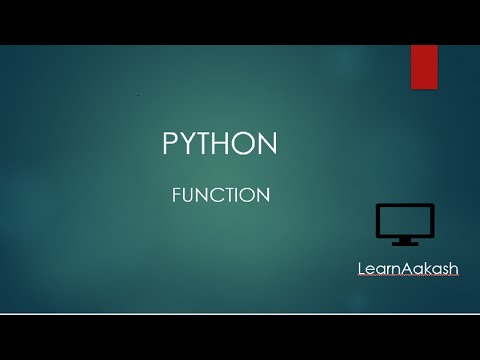 Python Tutorial For Beginners 15 Function In Python Learnaakash