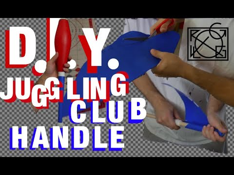 DIY JUGGLING CLUB HANDLE (part 1) // ROG VLOG episode 29
