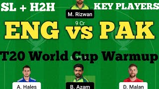 ENG vs PAK Dream11 Prediction | England vs Pakistan Dream11 Team | PAK vs ENG Dream11 T20 World Cup.