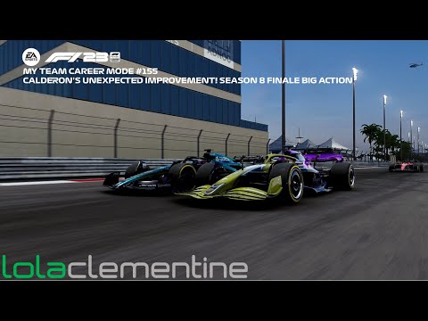 F1 23 My Team Career Mode - Part 155 - Calderon's Unexpected Improvement! Season 8 Finale Big Action