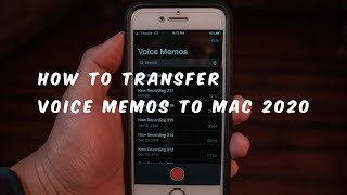 How to transfer voice memos from iphone to mac (2020)