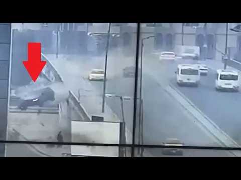 عباس بن فرناس يطير في بغداد من جديد - حادث  مروري في جسر كراج الامانة
