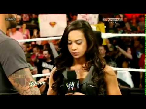 Crazy Chicks AJ Asking Cm Punk For Marriage