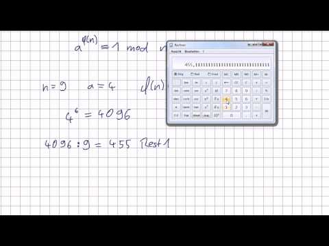 Mathematik für Informatik Studenten 57 - Algebraische Grundstrukturen : Euler Fermat Satz