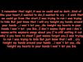MC Lars-Cry Tonight - With Lyrics