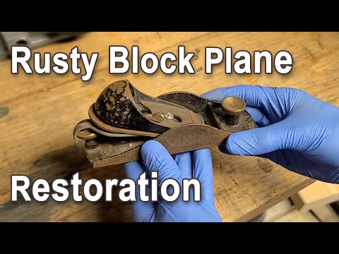 Rusty Stanley 9 1/4 Block Plane Restoration