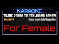 Karaoke Tujhe Dekha To Yeh Jaana Sanam For Female Kumar Sanu Lata Mangeshkar