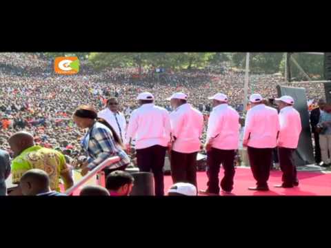 Thousands gathered at Uhuru Park for unveiling of NASA line up