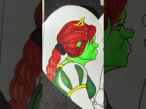 How to draw a card for Valentine's Day?  #art #drawing #painting #shrek #spring #valentinesday