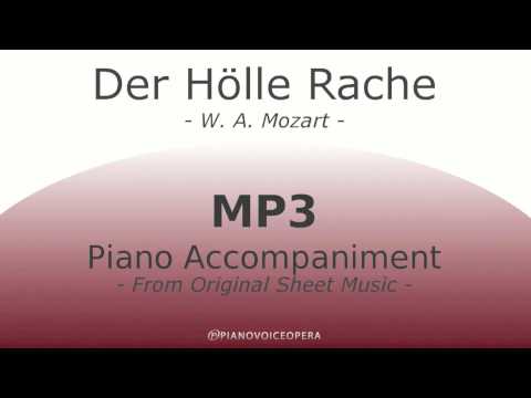 Der Hölle Rache Piano Accompaniment