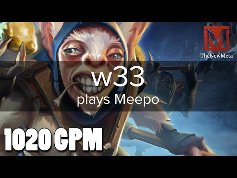 w33 plays Meepo (23-1-4) Full-game