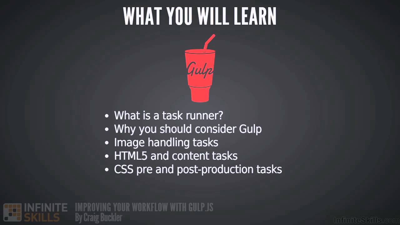 Improving your Workflow with Gulp.JS Tutorial | What You Will Learn