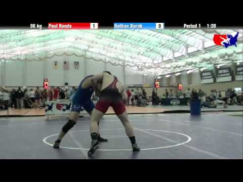 Paul Rands vs. Nathan Burak at 2013 ASICS University Nationals - FS