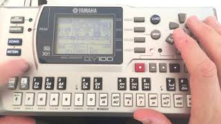 Video thumbnail for QY-100 overview - part 1: song mode by thebrackett