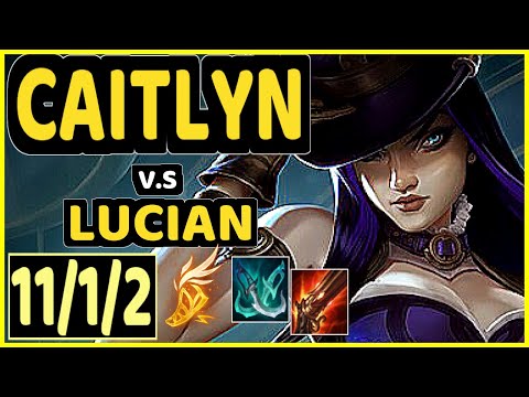 BRTT (CAITLYN) vs LUCIAN - 11/1/2 KDA BOTTOM ADC GAMEPLAY - BR Ranked GRANDMASTER
