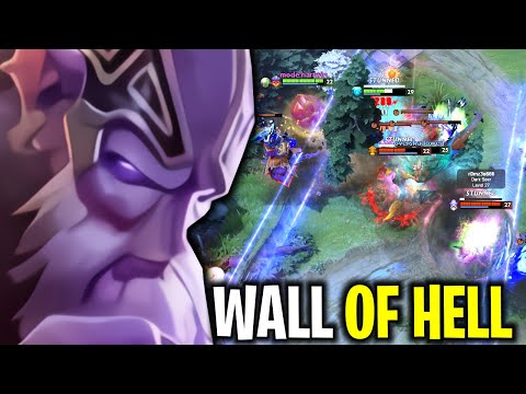 THE WALL OF HELL BROKEN IMBA HERO DARK SEER WITH PERFECT VACUUM COMBO DELETE ALL | DOTA 2