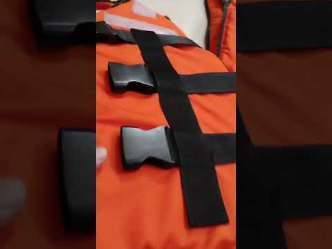 Life jacket for boating made of polyethylene foam