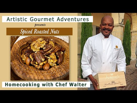 Spiced Roasted Nuts Recipe [click arrow to the right (on iPad) or scroll to see Ingredients]