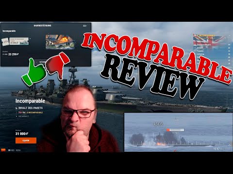 ★ INCOMPARABLE ★ | Review ✌ | Schlachtschiff für 31K Stahl | Top oder Flop? | World of Warships
