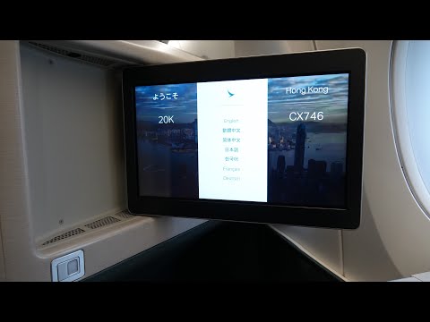 YouTube thumbnail for Cathay Pacific Airbus A350-1000