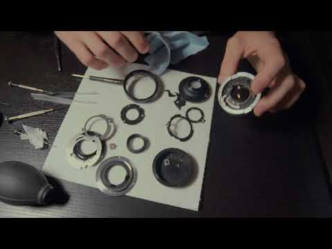 Olympus Om Zukio 50mm f1.8 element cleaning